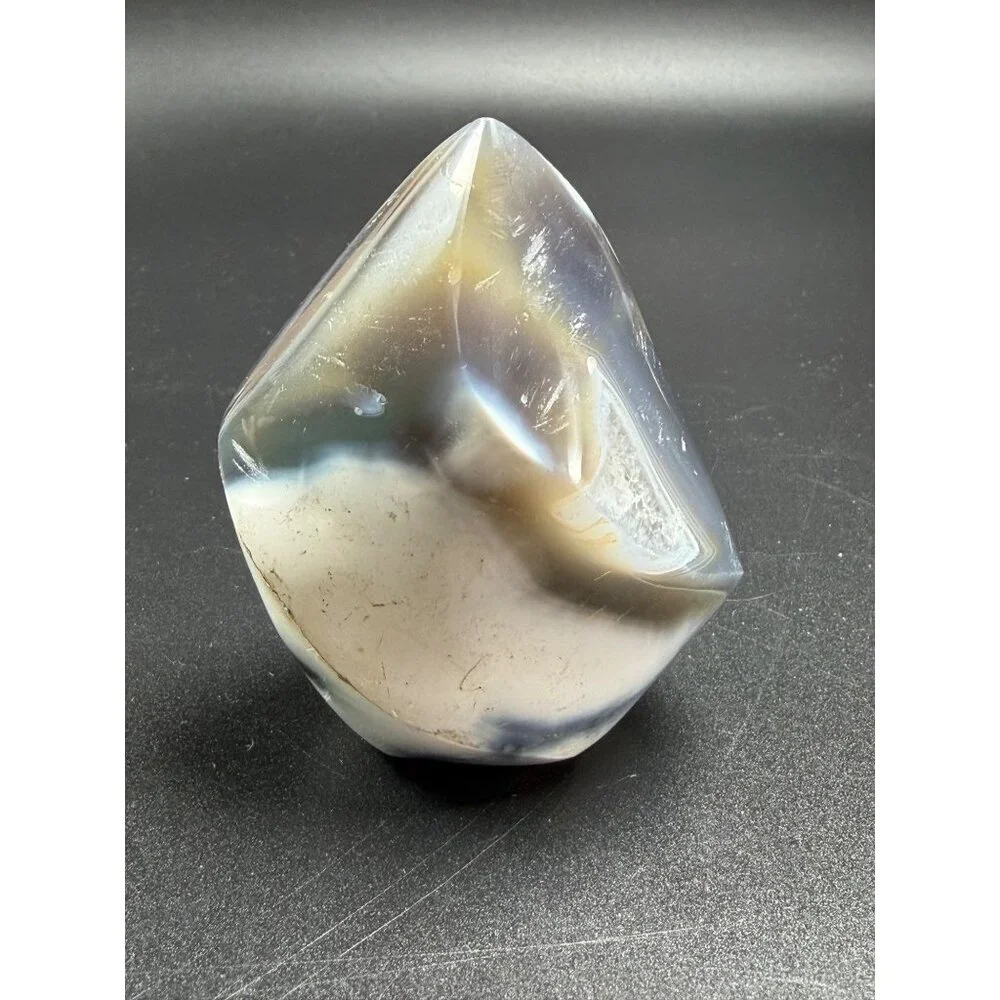 Natural Orca Agate Flame 3.25